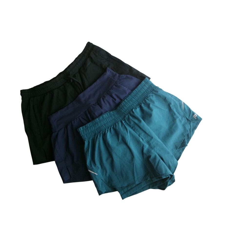 Fabletics Womens Shorts Lot 3 Small Size 6 Running Athletic Black Blue Teal
